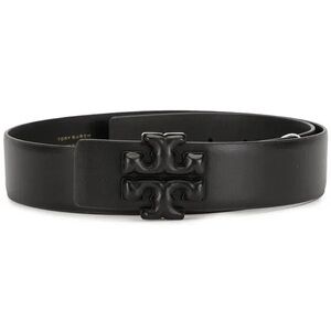 Tory Burch Eleanor Leather Logo Belt